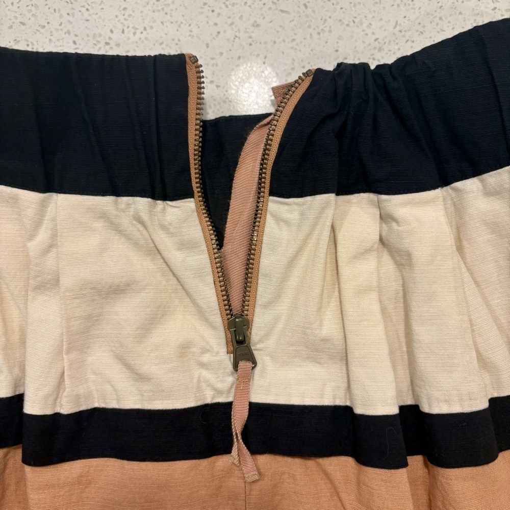HD in Paris by Anthropologie Black, Cream, and Tan Veldt Skirt Size Small - Picture 5 of 11